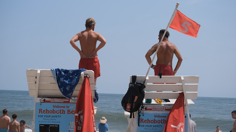 Strong Rip Currents Prompt Warnings Along Delmarvas Coast